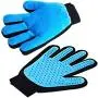 Pet Grooming Glove - Efficient Pet Hair Remover Mitt - Enhanced Five Finger Design - Perfect for Dog & Cat with Long & Short Fur - 1 Pair Pet Grooming Glove - Efficient Pet Hair Remover Mitt - Enhanced Five Finger Design - Perfect for Dog & Cat with Long & Short Fur - 1 Pair