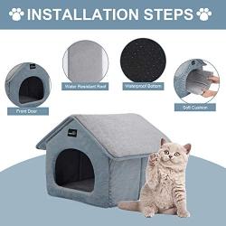 WANTRYAPET Cat Houses for Indoor Cats, A Safe Pet House and Kitty Shelter for Your Cat Or Small Dog, Easy to Assemble