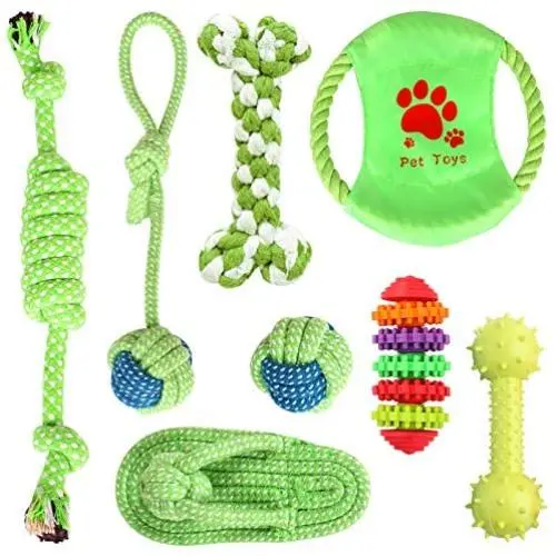 Simpeak 8PCS Pets Puppy Dog Toys for Chewers Set, Small to Medium Dog Chew Rope Toys for Boredom Teething Training, Durable Dog Toys for Puppies Simpeak 8PCS Pets Puppy Dog Toys for Chewers Set, Small to Medium Dog Chew Rope Toys for Boredom Teething Training, Durable Dog Toys for Puppies