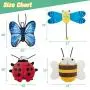 BINGPET Interactive Cat Toys for Indoor Cats - 4 Pack Butterfly, Bee, Beetle for Cat Wand Replacement, Soft Plush Cat Toy with Crinkle Paper, Dragonfly Realistic Insect for Cat Playing or Pole Refill BINGPET Interactive Cat Toys for Indoor Cats - 4 Pack Butterfly, Bee, Beetle for Cat Wand Replacement, Soft Plush Cat Toy with Crinkle Paper, Dragonfly Realistic Insect for Cat Playing or Pole Refill
