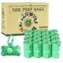 Jubees Dog Poop Bags, Pet Waste Bags, 240 Bags, 100% Made from Cornstarch, 100% Compostable and Biodegradable, 100% Eco-Friendly & Earth-Friendly, Guaranteed Leak-Proof, One FREE Dispenser Included