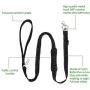 SlowTon 2 in 1 Dog Car Seat Belt + Leash, Heavy Duty Dual Use Adjustable Vehicle Seatbelt Tether Also 4FT Reflective Pet Walking Leads Durable Nylon Elastic Bungee for Training and Outdoors
