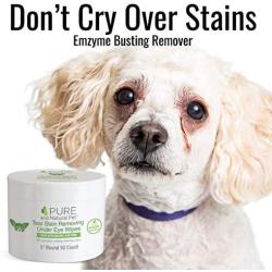 Pure and Natural Pet - Tear Stain Removing Under Eye Wipes 50 Wipes (PN229)