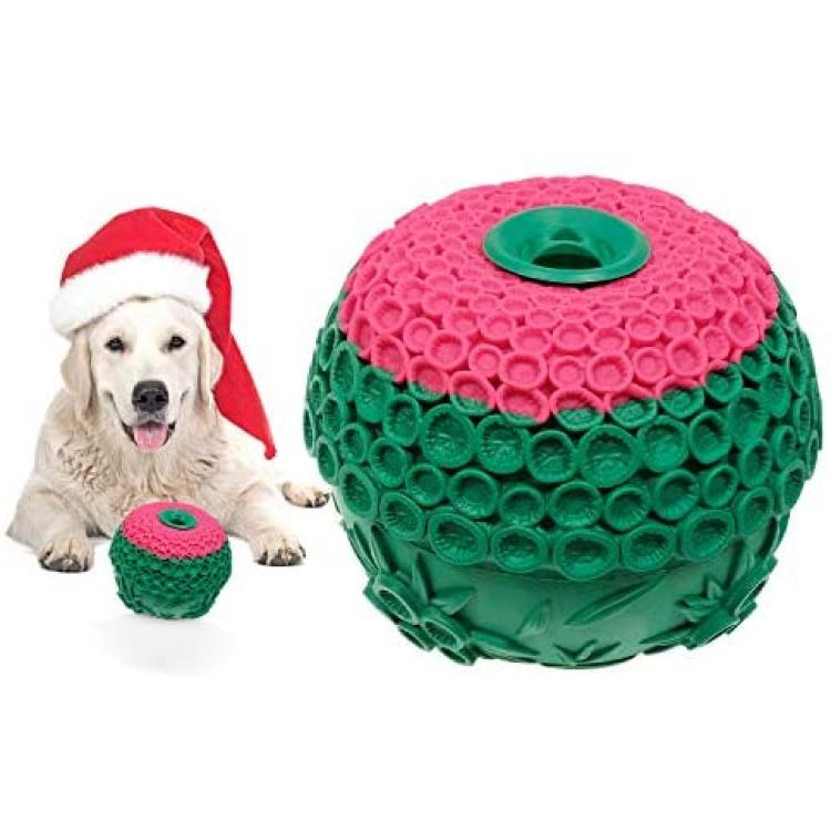 Indestructible Squeaky Dog Balls, Interactive Dog Toys For