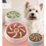 Smileus Elevated Bowl, Raised Cat Feeding Bowl; Dog Slow Eating Bowl Feeder, Preventing Choking and Stopping Bloat Eco-Friendly Pet Food Bowl with Non-Slip Rubber Base