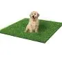 Puppy Grass Pad, Artificial Grass Mat for Dog Potty Training with 39.37”X 23.63” Size Dogs Fake Turf Pee Pads Less Stink Indoor Outdoor Replacement Use