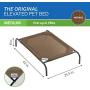 The Original Elevated Pet Bed by Coolaroo, Medium, Nutmeg