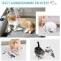 Electric Flopping Fish Cat Toy, USB Rechargeable Realistic Moving Fish Funny Interactive Toy Simulation Fish for Pet Cat Kitten Chewing Kicking Perfect for Having Fun Exerciser Playing