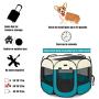 Autokcan Portable Pet Playpen, Dog Playpen Waterproof Foldable Indoor/Outdoor Travel Use Dog Kennel Pet Tent Pet Exercise Pen 3Size for Dog/Cat/Puppy/Rabbit/Hamster