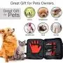 AkeedLimited All Essential Dog/Cat Grooming Tools. Nail Clippers, Hair Remover Brush for Deshedding, Comb, Glove. The Complete Pet Cleaning Supplies, [7 in 1 Grooming Set]