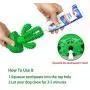 MOCOPO Dog Chew Toys Toothbrush for Small Medium Large Pets Puppies Aggressive Chewers Teeth Cleaning Dental Oral Care - Fun Squeaky Chew, Chase and Fetch