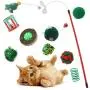 Cute Paws Christmas Cat Toy Stocking Gifts Set,Cat Kitten Interactive Toy, Cat Catnip Toys for Indoor with Ball, Mouse, Bell, Catnip Toys, Crinkle Balls Cute Paws Christmas Cat Toy Stocking Gifts Set,Cat Kitten Interactive Toy, Cat Catnip Toys for Indoor with Ball, Mouse, Bell, Catnip Toys, Crinkle Balls