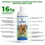 Natural Oatmeal Dog-Shampoo & Conditioner Wash | Veterinary Grade Formula Wash for Dogs Cats & Small Animals | Helps Hot Spots | Aloe for Allergies & Sensitive Skin | Relieve Dry, Itchy Skin