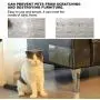eecoo Anti Scratch Cat Tape, Cat Training Tape Furniture Protectors Transparent Cat Scratch Deterrent Tape for Couch Door