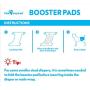 Paw Inspired 30ct Dog Diaper Pads | Disposable Diaper Liners | Booster Pad Inserts fit Most Dog Diapers and Belly Bands | Adds Absorbency, Stops Leaks