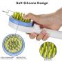 OWNPETS Pet Bath Shower Sprayer Attachment, Adjustable Pet Bathing Tools Shower Sprayer with Towel, Dog Combing Water Sprinkler Brush for Dogs Cats Puppies, Easy at Home Dog Cleaning, Massaging