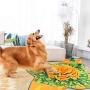 ulovemore qh Snuffle Mat for Dogs, Interactive Dog Toys, Dog Natural Foraging Activity Mat