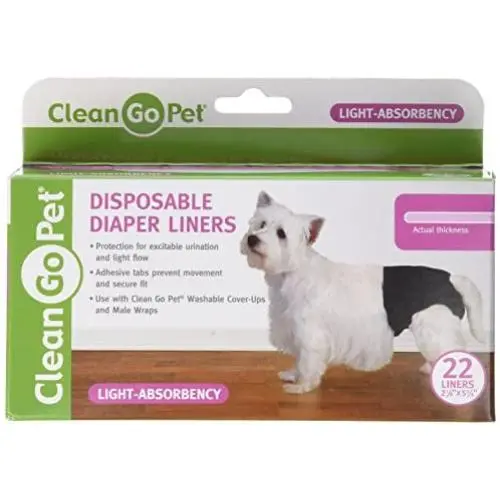 Clean Go Pet Light Disposable Diaper Liner, 22-Pack Clean Go Pet Light Disposable Diaper Liner, 22-Pack