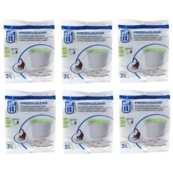 Catit Replacement 3 Pack Carbon & Foam Cartridge for Fresh & Clear Water Fountain (6-Pack)