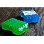 Gemtera Dog Soap - Pup Soap - Set of 2 Dog Soap - All-Natural Massaging Dog Shampoo Bar with Eucalyptus Essential Oil - 6 oz. Each, Blue