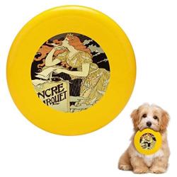 Pet Frisbee Flying Disc Dog Toy - Multifunction Marquet Ink