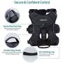 rabbitgoo Escape Proof Dog Harness, Soft Padded Full Body Pet Harness, Reflective Adjustable No Pull Vest with Lift Handle and Lesh Clip for Large Dogs Walking Hiking Training
