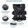 rabbitgoo Escape Proof Dog Harness, Soft Padded Full Body Pet Harness, Reflective Adjustable No Pull Vest with Lift Handle and Lesh Clip for Large Dogs Walking Hiking Training
