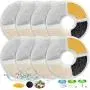 F FURNIMAT 8PC-5inch Replacement Filters for Cat Water Fountain, Carbon Filters for Automatic Flower Water Dispenser-Pack of 8