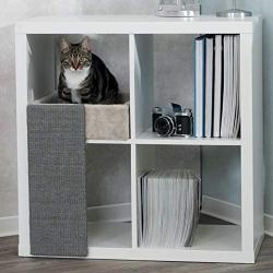 Royal Pet Club Bed for Cats Shelving - Soft Cave for Square Shelving Bed Cats Accessories for Cats Cats Bed Bookcase 33 x 48 x 37 cm