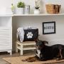 Bone Dry Pet Storage Collection Collapsible Bin, Small Rectangle, Black