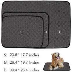 Coppthinktu Washable Dog Pee Pad, Highly Absorbent Reusable Dog Potty Pad for Training, Waterproof Non-Slip Puppy Pad Suitable for Dogs Cats and Rabbits, 1pcs