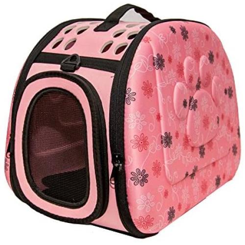PetLike Airline Approved Pet Carrier Soft Sided Collapsible Travel Bag for Cats & Small Dogs