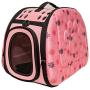 PetLike Airline Approved Pet Carrier Soft Sided Collapsible Travel Bag for Cats & Small Dogs