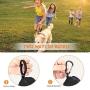 MalsiPree Dog Poop Bag Holder Leash Attachment, Dog Waste Bag Dispenser with Stainless Steel Carabiner Clip & Adjustable Strap Fit for Any Dog Leash & Poopbag (Black)