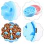 Rxan Dog Slow Feeder Bowl, Anti-Gulping Pet Slower Food Feeding Dishes Fun Slow Feeding Eating Anti Slip Dog Bowls for Large Medium Small Dogs