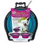 Loving Pets Bella Roma Travel Double Diner for Dogs