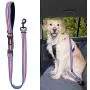 Didog Dog Safety Seat Belt, Dog Vehicle Car Harness/Leash with Handle for Car Travel Walking,Adjustable Dog Leashes Fit Small Medium Large Dogs,Blue Didog Dog Safety Seat Belt, Dog Vehicle Car Harness/Leash with Handle for Car Travel Walking,Adjustable Dog Leashes Fit Small Medium Large Dogs,Blue