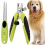 SuReady Dog Nail Clippers - Pet Nails Trimmer for Dogs or Cats with Safety Guard to Avoid Over-Cutting, Free Nail File & Lock Switch, Sturdy Non-Slip Handles