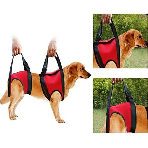 Dog Lift Harness, Front Rear Leg Dog Sling Support Walking Aid for Senior Disabled Joint Injuries Dogs Walk