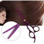 Hair Cutting Scissors, 6.7in Professional Pet Dog Hair Cutting Scissors Grooming Hairdressing Shear(Thining Shear-Amaranth) Hair Cutting Scissors, 6.7in Professional Pet Dog Hair Cutting Scissors Grooming Hairdressing Shear(Thining Shear-Amaranth)