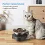 Vekonn Elevated Cat Bowl, Cat and Small Dog Food Bowl Stand, Stainless Steel Cat Food Bowl, Healthy Eating Posture and Ergonomics for Pets, Non Slip No Spill Vekonn Elevated Cat Bowl, Cat and Small Dog Food Bowl Stand, Stainless Steel Cat Food Bowl, Healthy Eating Posture and Ergonomics for Pets, Non Slip No Spill