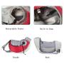 PETEMOO Pet Sling Carrier Bag, Hand-Free Dog Cat Outdoor Travel Shoulder Bag with Adjustable Strap& Zipper