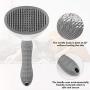 Aumuca Cat Brush and Dog Brush, Cat Brush for Shedding and Grooming with Long or Short Hair Self Cleaning Slicker Brush