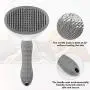 Aumuca Cat Brush and Dog Brush, Cat Brush for Shedding and Grooming with Long or Short Hair Self Cleaning Slicker Brush Aumuca Cat Brush and Dog Brush, Cat Brush for Shedding and Grooming with Long or Short Hair Self Cleaning Slicker Brush