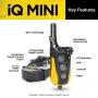 Dogtra IQ Mini Small Dog Remote Training System - 400 Yard Range Collar, Rechargeable Remote Trainer, Waterproof, Static, Vibration Pager Training with PetsTEK Dog Training Clicker