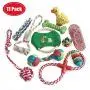 JOONOR Value Pack Durable Dog Chew Toys for Aggressive Chewers Small, Medium Dogs and Puppies Dental Cleaning Stress Relieving JOONOR Value Pack Durable Dog Chew Toys for Aggressive Chewers Small, Medium Dogs and Puppies Dental Cleaning Stress Relieving