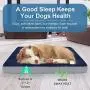 INVENHO Memory Foam Dog Bed 40'' x 27”Large Size Orthopedic Dog Bed, Therapeutic Joint & Muscle Relief Removeable & Washable Bed Cover with Waterproof Inner Lining INVENHO Memory Foam Dog Bed 40'' x 27”Large Size Orthopedic Dog Bed, Therapeutic Joint & Muscle Relief Removeable & Washable Bed Cover with Waterproof Inner Lining