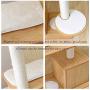 Modern Cat Tree, 6 Level Wooden Cat Tower, Kitten Play House with Sturdy Scratching Posts, Spacious Condo Hanging Ball and Removable Mats