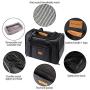 morpilot Pet Travel Carrier Bag, Portable Pet Bag - Folding Fabric Pet Carrier, Travel Carrier Bag for Dogs or Cats, Pet Cage with Locking Safety Zippers, Foldable Bowl, Airline Approved
