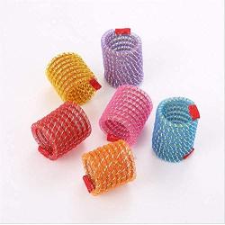 MJEMS Colorful Spring Cat Toy-5 Pieces Pets Novelty Gift Plastic Coil Spiral Springs Durable Interactive Toys for Cat Kitten